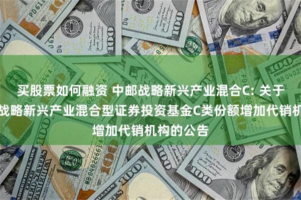 买股票如何融资 中邮战略新兴产业混合C: 关于旗下中邮战略新兴产业混合型证券投资基金C类份额增加代销机构的公告