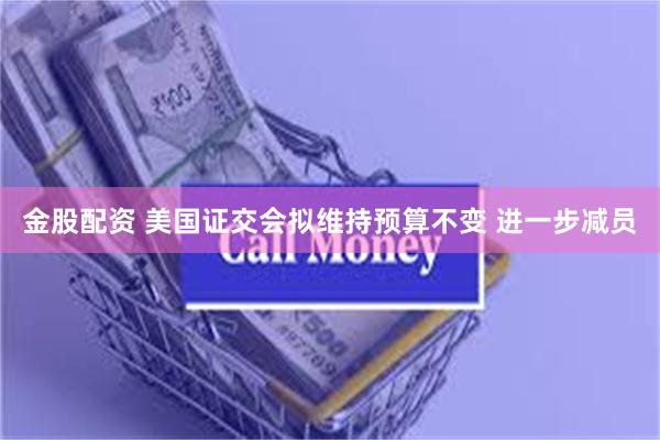 金股配资 美国证交会拟维持预算不变 进一步减员