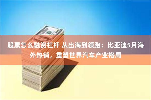 股票怎么融资杠杆 从出海到领跑：比亚迪5月海外热销，重塑世界汽车产业格局
